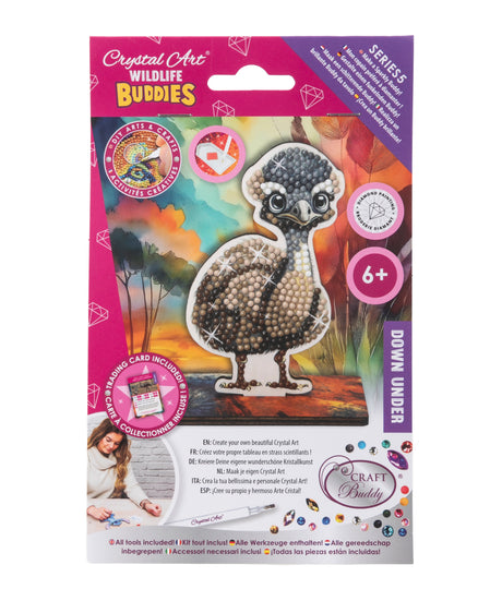 CrystalArt - Wildlife Buddies - Emu - Modern Brands Australia