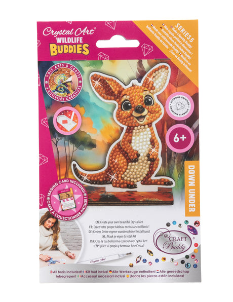 CrystalArt - Wildlife Buddies - Kangaroo - Modern Brands Australia