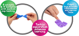 Textured Fidget Strips Set - Educational Vantage