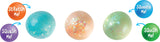 Galaxy Glitter Balls Orange - Educational Vantage