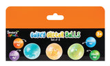 Galaxy Glitter Balls Orange - Educational Vantage