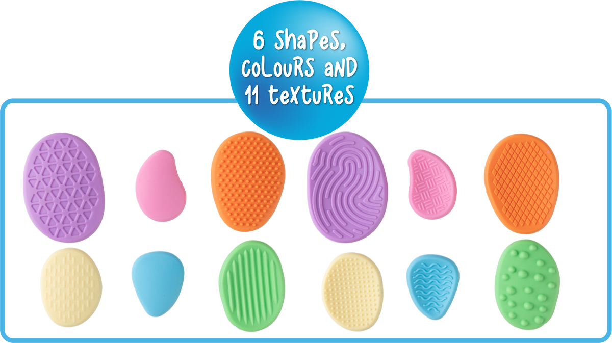 Textured Pastel Calming Stones Set - Educational Vantage