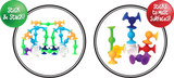 Suction Shapes Jar - Educational Vantage