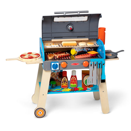 Melissa & Doug - Deluxe Grill & Pizza Oven Play Set