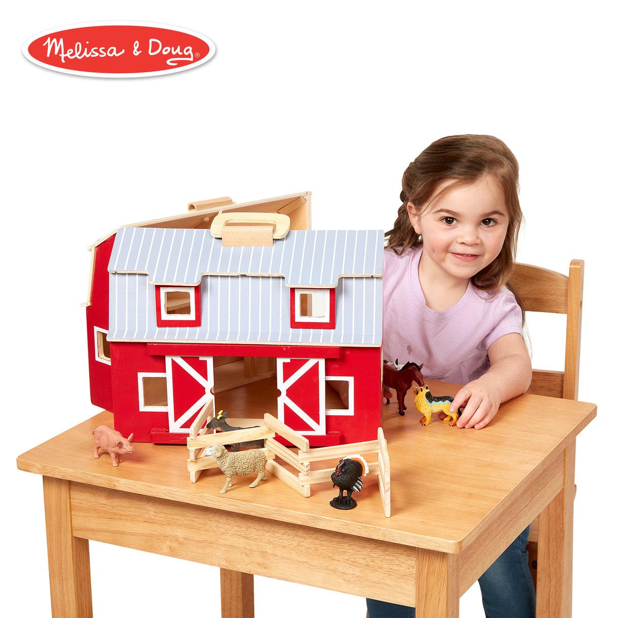 Melissa & Doug - Fold And Go Barn