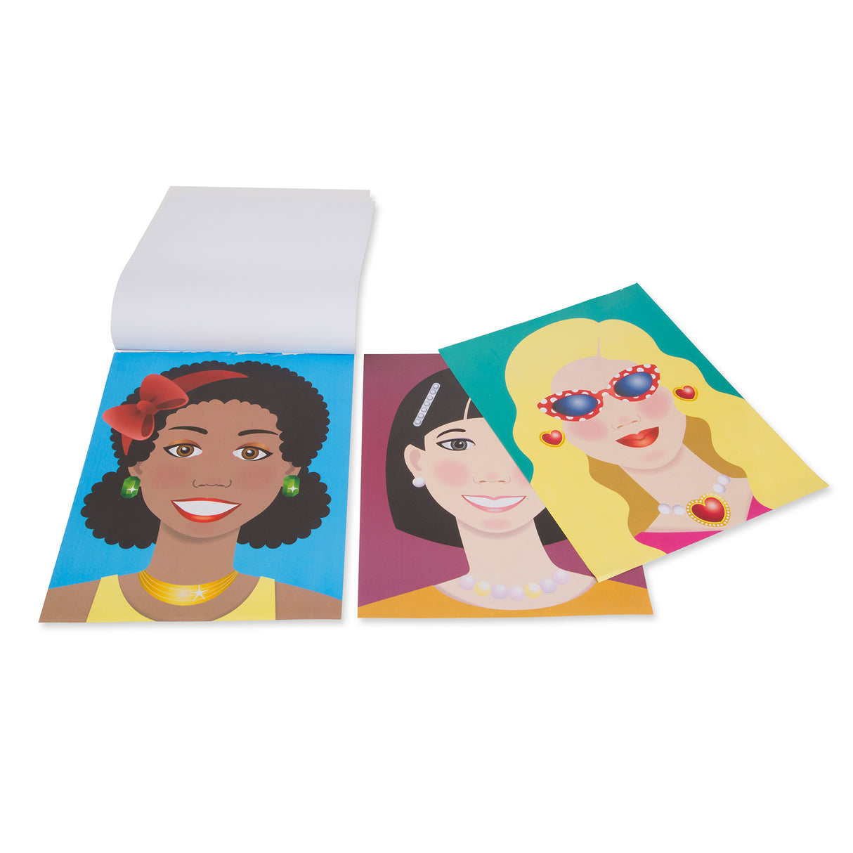 Melissa & Doug - Make-a-Face - Fashion Faces