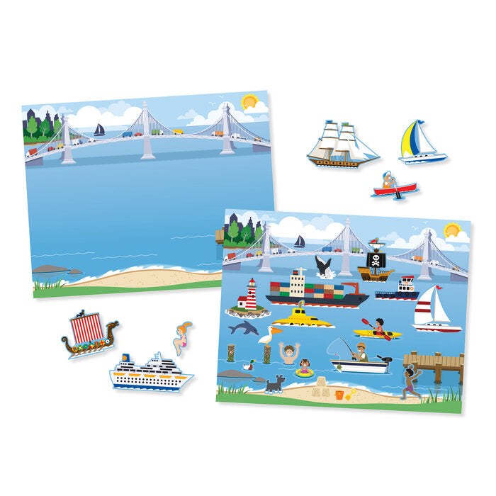 Melissa & Doug - Reusable Sticker Pad - Vehicles