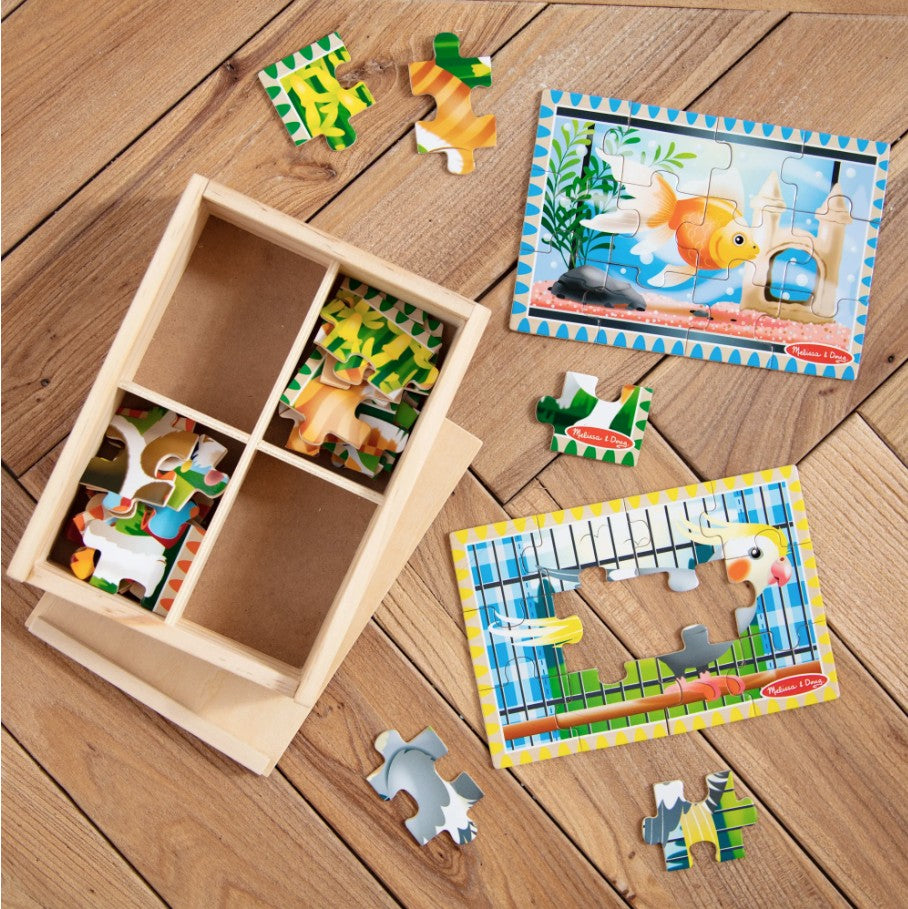 Melissa & Doug - Pets Puzzles in a Box
