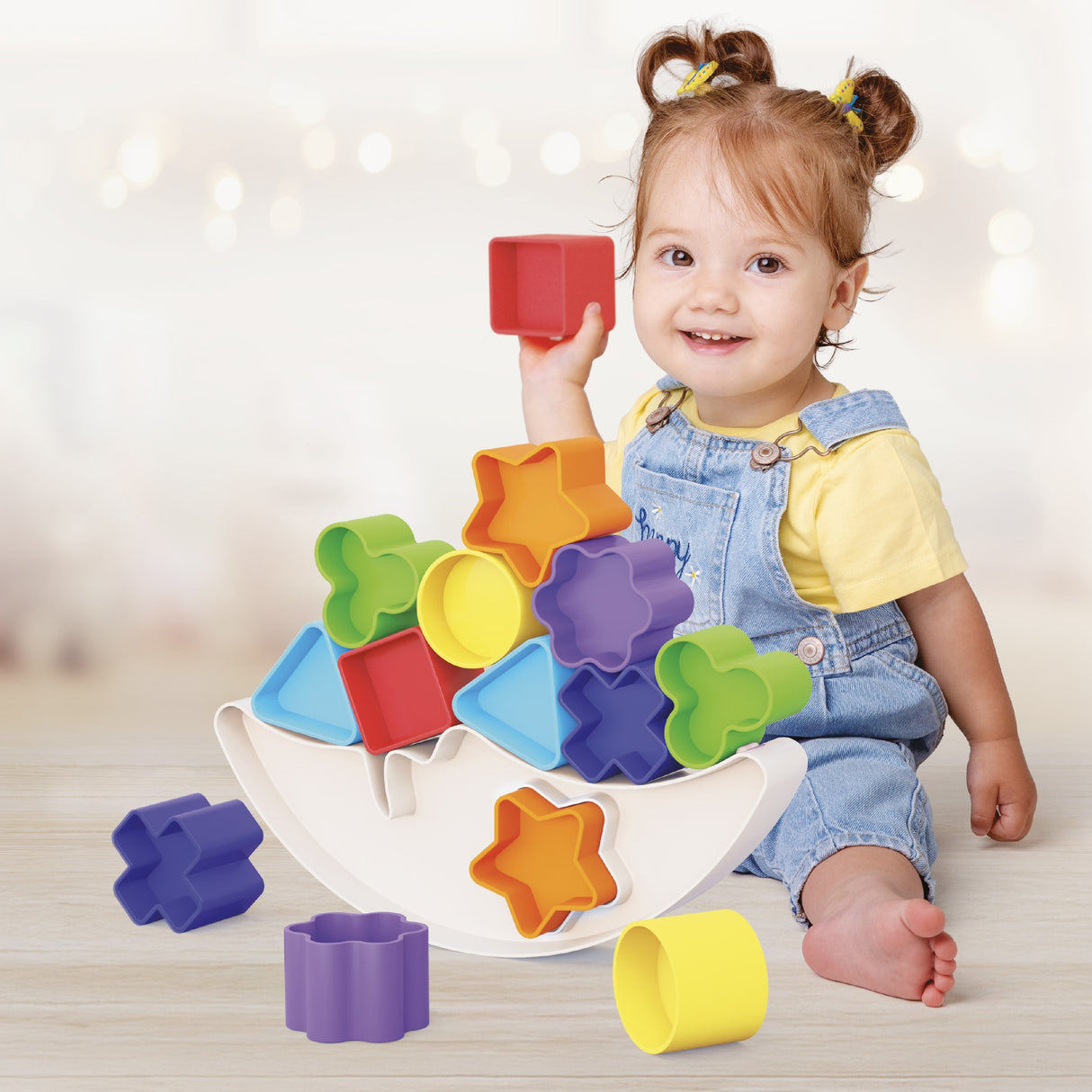 Quercetti - Moon Balance Soft Blocks