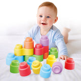 Quercetti - Momy Soft Happy Sound Blocks 18 Pieces