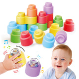 Quercetti - Momy Soft Happy Sound Blocks 18 Pieces