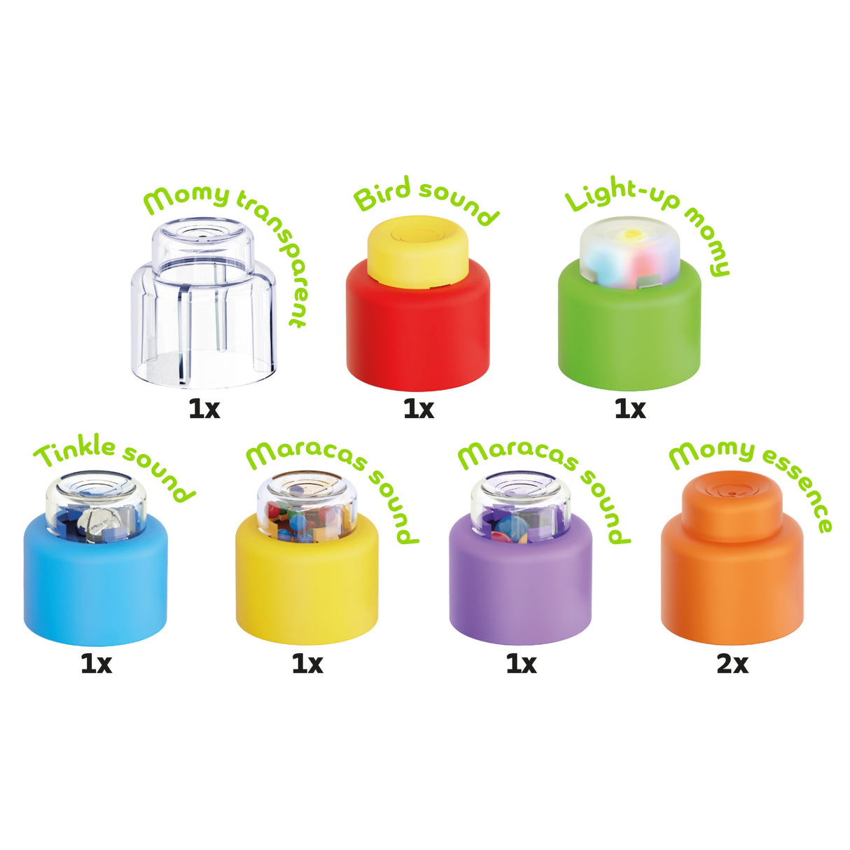 Quercetti - Momy Soft Sensory Blocks