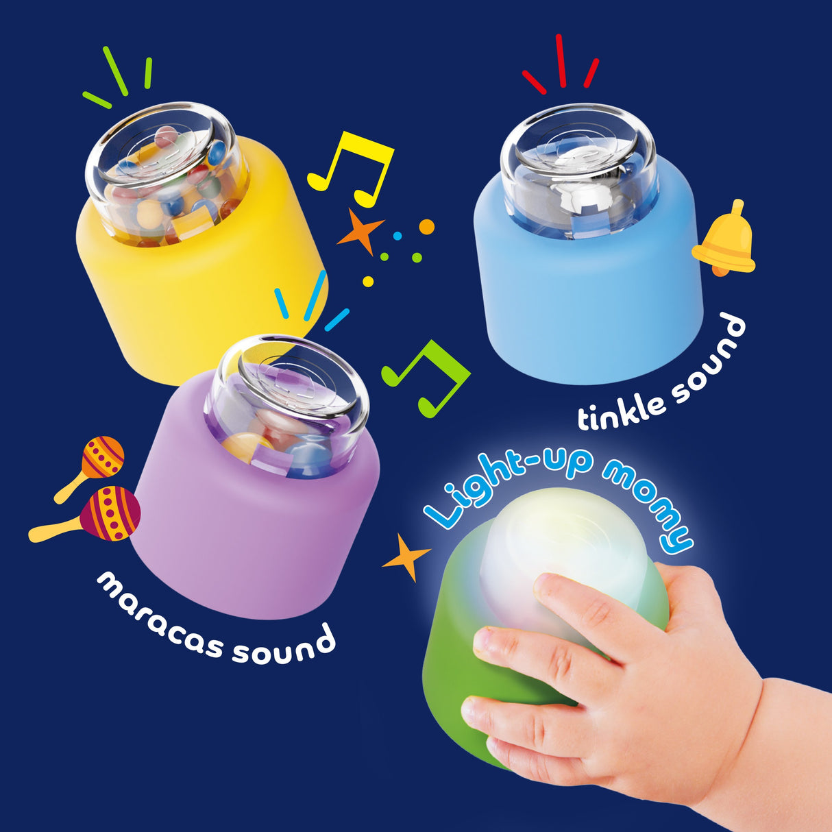 Quercetti - Momy Soft Sensory Blocks