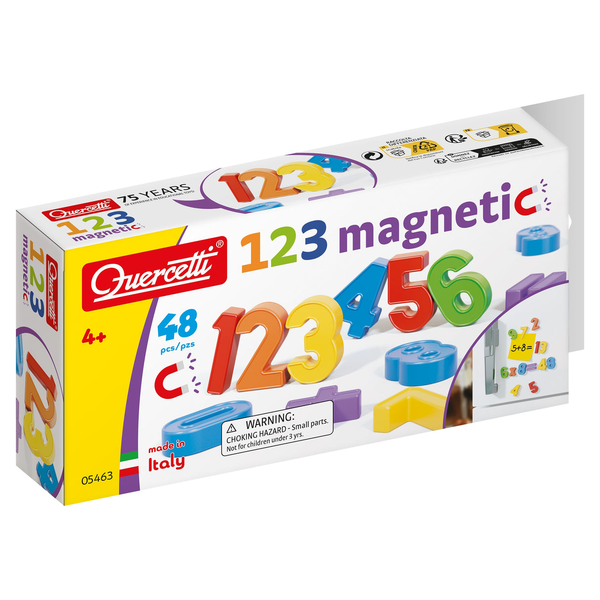 Quercetti - Magnetic Numbers 48 Pieces