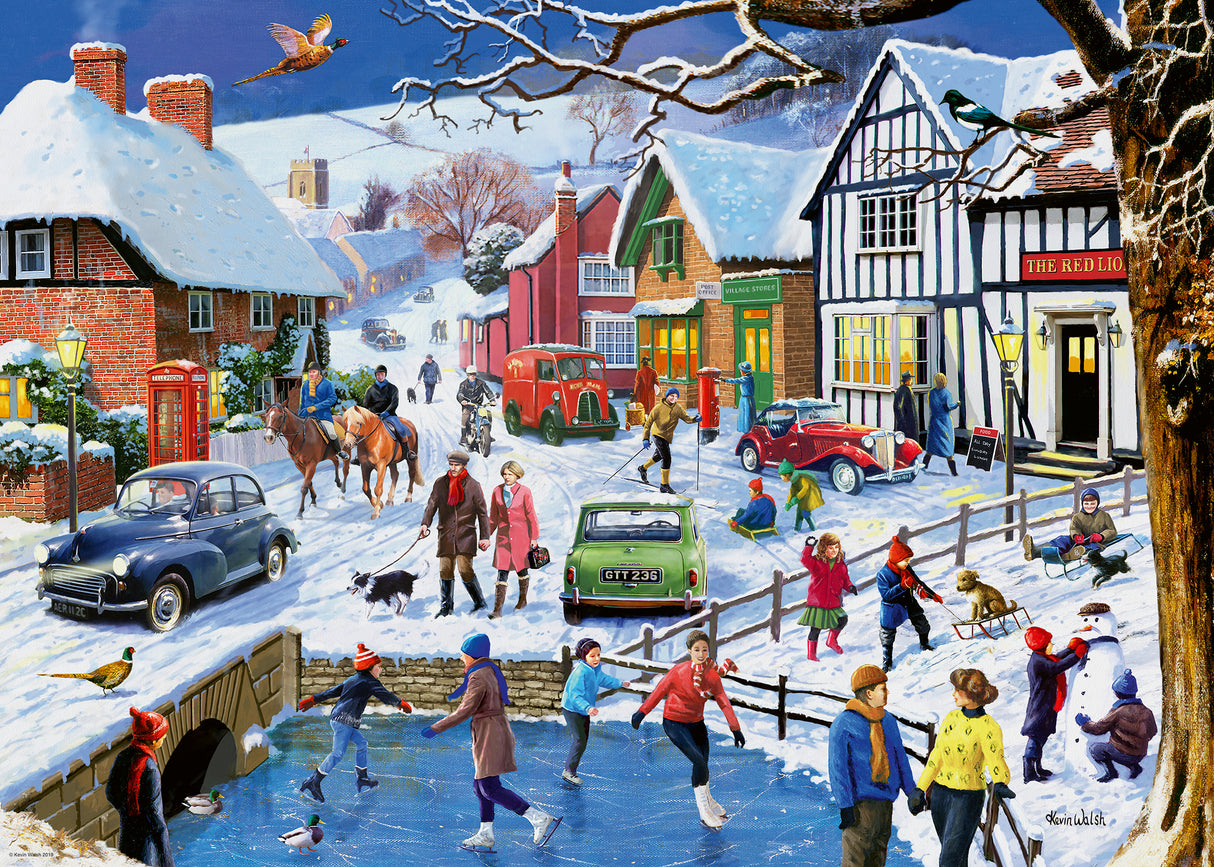 Ravensburger - Leisure Days No 3 Winter Village 1000 Pieces