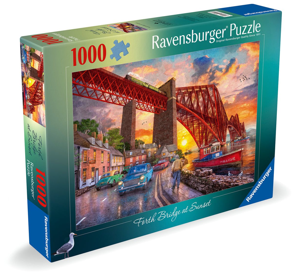 Ravensburger - Forth Bridge at Sunset Puzzle 1000 Pieces - Modern Brands Australia