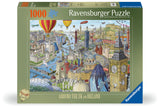 Ravensburger - Around the British Isles Puzzle 1000 Pieces - Modern Brands Australia