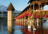 Ravensburger - C+R Luzern Kapellbrucke Puzzle 1000 Pieces