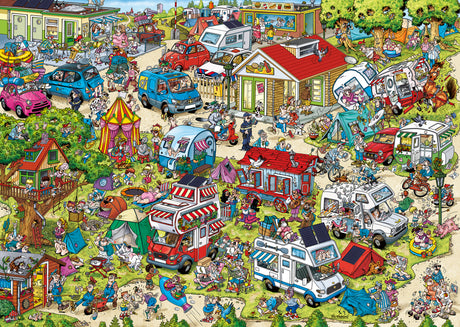 Ravensburger Holiday Resort 1 The Campsite Puzzle 1000 Piece - Modern Brands Australia