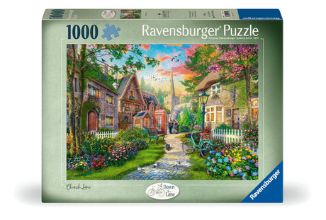 Ravensburger - Church Lane Puzzle 1000 Pieces - Modern Brands Australia