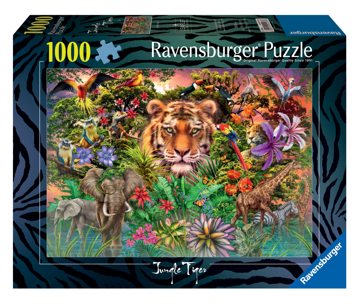 Ravensburger - Jungle Tiger Puzzle 1000 Pieces