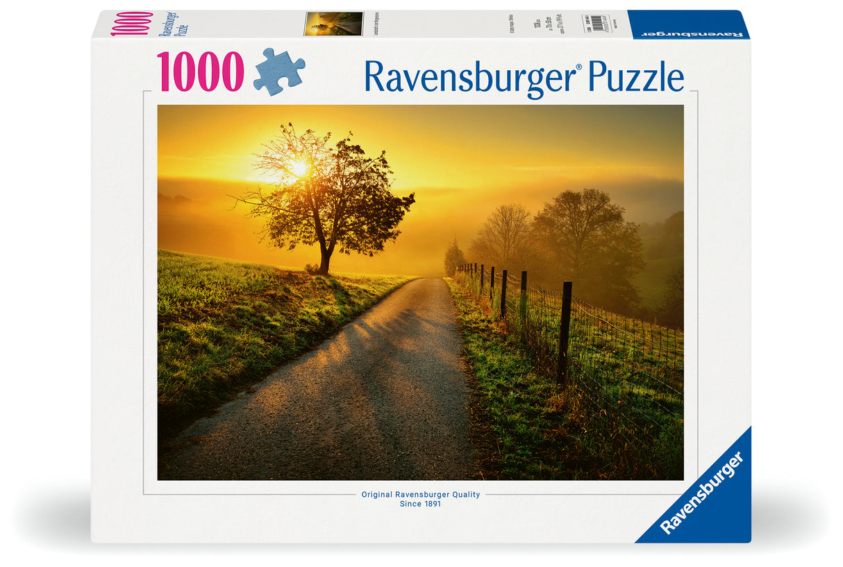 Ravensburger - Landschaft in Morgensonne Puzzle 1000 Pieces