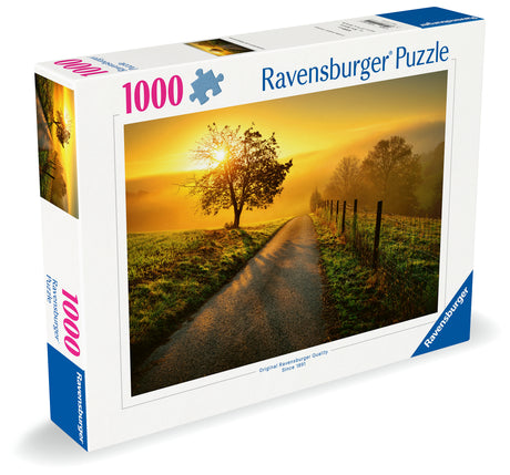 Ravensburger - Landschaft in Morgensonne Puzzle 1000 Pieces