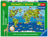Ravensburger - Animals of the World Giant Floor Puzzle 60 Pieces