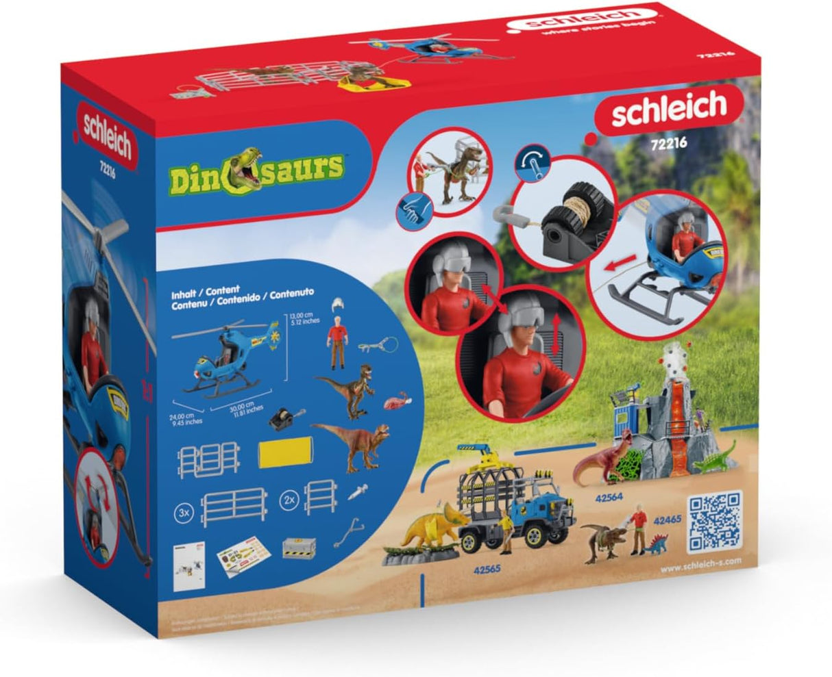 Schleich - Dino Helicopter Rescue - Modern Brands Australia