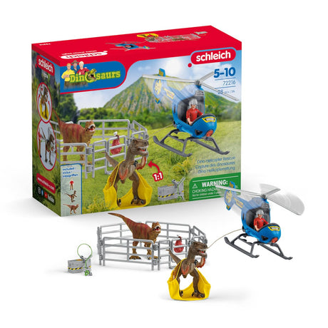 Schleich - Dino Helicopter Rescue - Modern Brands Australia