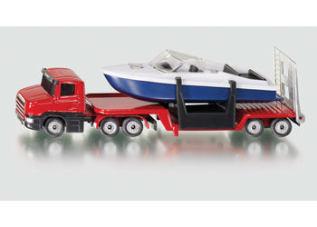 Siku - Low Loader with Boat - Modern Brands Australia