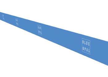 Blue Opal - Shelf Strip 1m x 37mm - Modern Brands Australia