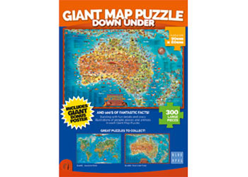 BOpal - Down Under Giant Map 300pc - Modern Brands Australia