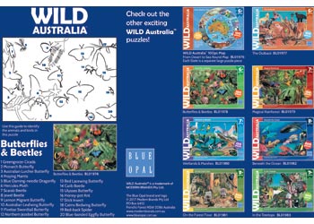 BOpal - Wild Aust Butterflies & Beetles 100pc - Modern Brands Australia
