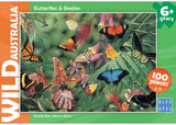 BOpal - Wild Aust Butterflies & Beetles 100pc - Modern Brands Australia