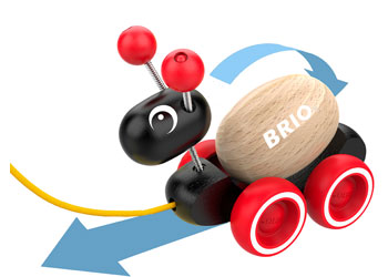 BRIO - Ant with Rolling Egg 2 pieces - Modern Brands Australia