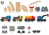 BRIO - Rail & Road Loading Set 32 pieces - Modern Brands Australia