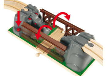 BRIO - Collapsing Bridge 3 pieces - Modern Brands Australia