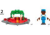 BRIO - Turntable & Figure 2 pieces - Modern Brands Australia