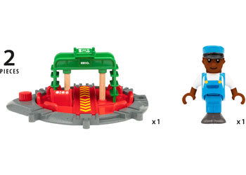 BRIO - Turntable & Figure 2 pieces - Modern Brands Australia