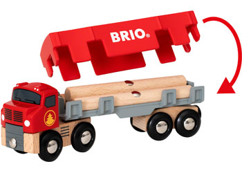 BRIO - Lumber Truck 6 pieces - Modern Brands Australia