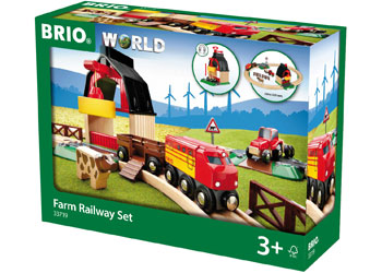 BRIO - Farm Railway Set 20 pieces - Modern Brands Australia