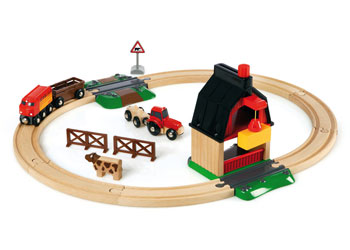 BRIO - Farm Railway Set 20 pieces - Modern Brands Australia