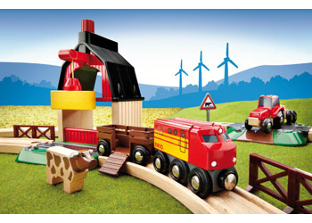 BRIO - Farm Railway Set 20 pieces - Modern Brands Australia