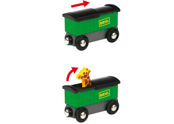 BRIO - Safari Train 3 pieces - Modern Brands Australia
