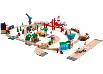 BRIO - Railway World Deluxe Set 106 pieces - Modern Brands Australia