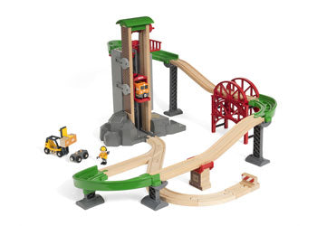 BRIO - Lift and Load Warehouse Set 32 pieces - Modern Brands Australia