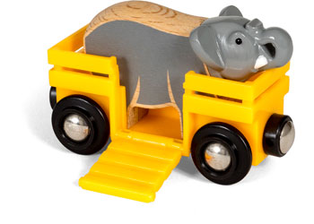 BRIO - Elephant and Wagon 2 pieces - Modern Brands Australia