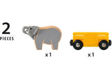 BRIO - Elephant and Wagon 2 pieces - Modern Brands Australia