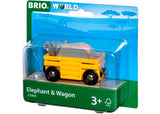 BRIO - Elephant and Wagon 2 pieces - Modern Brands Australia